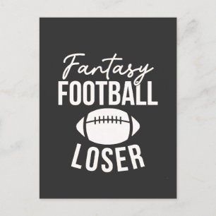 Fantasy Football Loser Football Fantasy Funny Uitnodiging Briefkaart