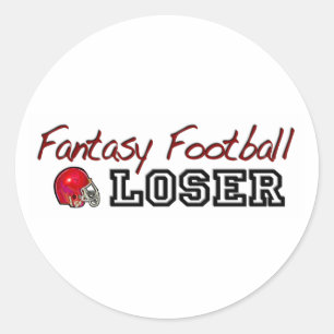 Fantasy Football Loser Ronde Sticker