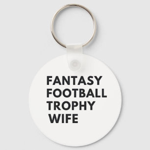 Fantasy Football Trofee Vrouw Funny Couples Sleutelhanger