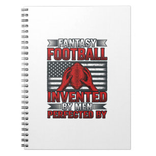 Fantasy Football Vintage Basketbal Vlag Shirt Des Notitieboek