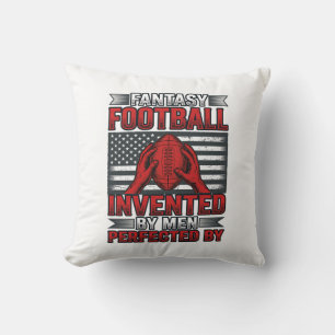 Fantasy Football Vintage Basketbal Vlag T-shirt De Kussen