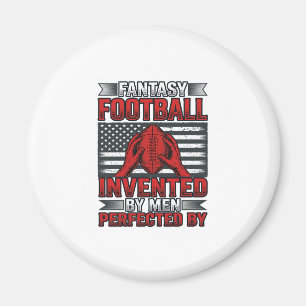 Fantasy Football Vintage Basketbal Vlag T-shirt De Magneet