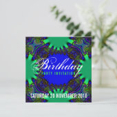 Fantasy Forest Birthday Invitation Kaart (Staand voorkant)