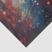 Fantasy Forest Cat Fairy Lights Decoupage Tissuepapier (Detail)