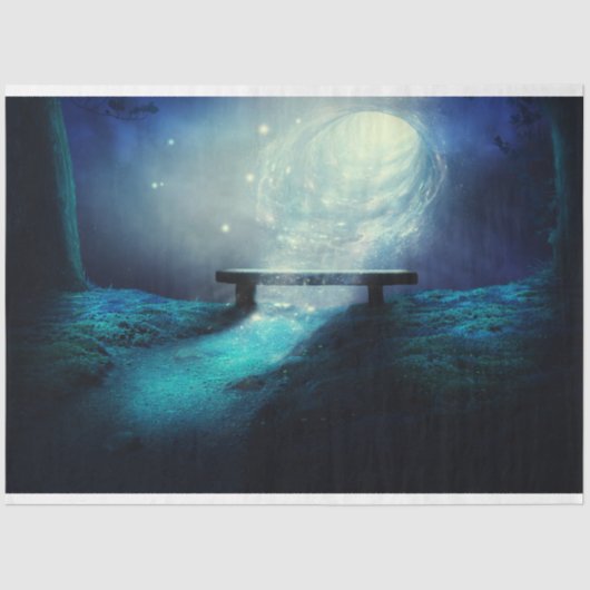 Fantasy Forest Cosmos-deportpapier Tissuepapier (Voorkant)