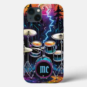 Fantasy Forest Drum Set iPhone 13 Hoesje