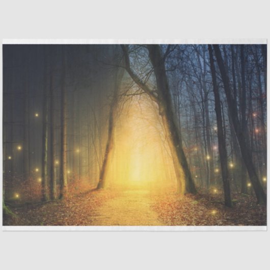 Fantasy Forest Lights 19 Decoupage Tissue Paper Tissuepapier (Voorkant)