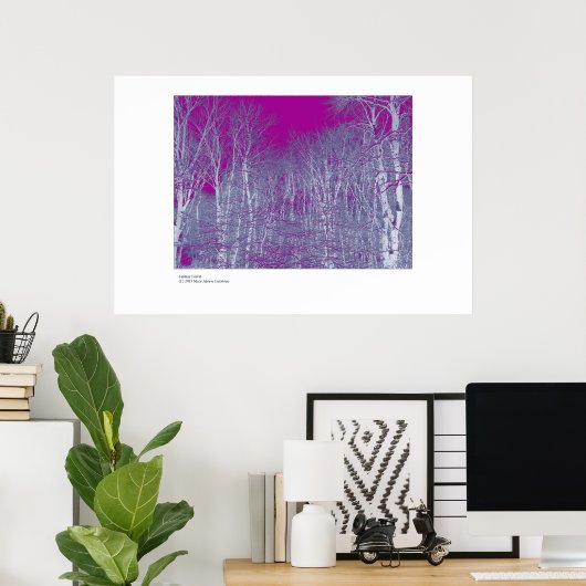 Fantasy Forest Poster (Thuiskantoor)