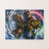 Fantasy Forest Trol Krijger Puzzel (Horizontaal)