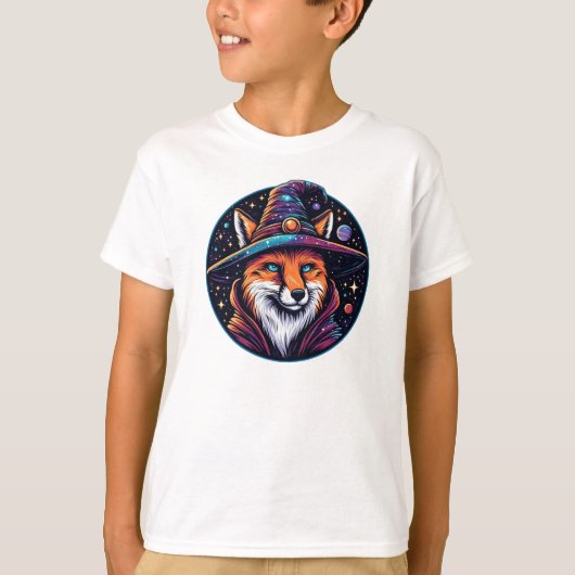 Fantasy Fox - Celestial Wizard T-shirt (Voorkant)