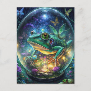 Fantasy Frog Terrainium Briefkaart
