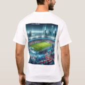 Fantasy Future World Cup USA 2026 OP ZWART T-shirt (Achterkant)