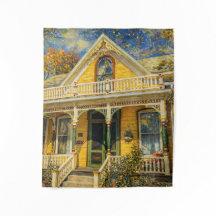 Fantasy Gele Victoriaans Huis