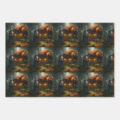 Fantasy gift wrapping paper (Voorkant)