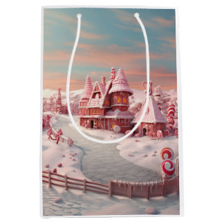 Fantasy Gingerbread Huis met Snoepjes 4 Medium Cadeauzakje