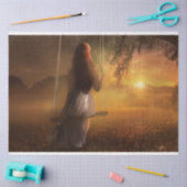 Fantasy Girl Swing Decoupage Tissue Paper Tissuepapier (Craft)