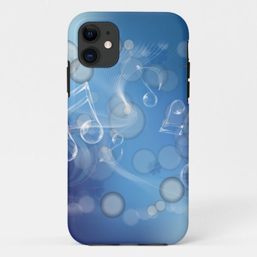 Fantasy Glass Muzieknoten Case-Mate iPhone Case (Achterkant)