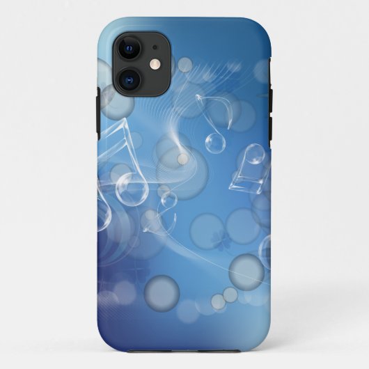 Fantasy Glass Muzieknoten Case-Mate iPhone Case (Achterkant)