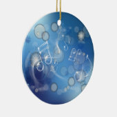 Fantasy Glass Muzieknoten Keramisch Ornament (Rechts)