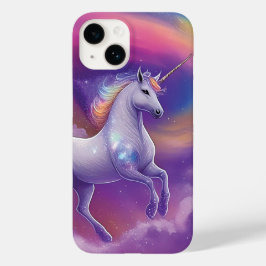 Fantasy Glitter Rainbow Unicorn Kosmische Wolken Case-Mate iPhone 14 Hoesje