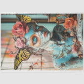 Fantasy Gothic Gargoyle Butterfly Wings Decoupage Tissuepapier (Voorkant)