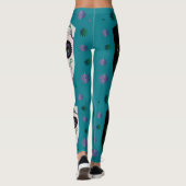 Fantasy Gothic Gezicht Unieke Legging Mode (Achterkant)