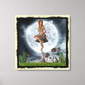 Fantasy Gothic Toadstool Faerie 3 Canvas Afdruk (Voorkant)