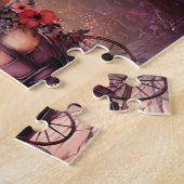 Fantasy Gotische Fairy  middeleeuws landschap Legpuzzel (Zijkant)