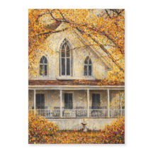 Fantasy Gotische-Wederopbouw-stijl timmerman huis
