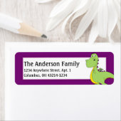 Fantasy Green Dragon Return Address Labels d2 (Insitu)