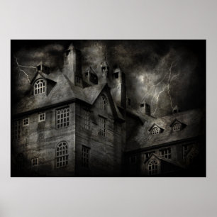 Fantasy - Haunted - Het was een donkere en stormac Poster