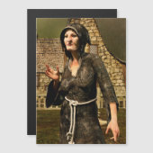 Fantasy Heks Middeleeuws Dorp Halloween (Voorkant / Achterkant)
