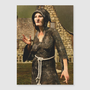 Fantasy Heks Middeleeuws Dorp Halloween