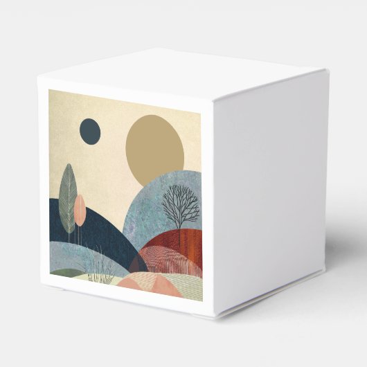 Fantasy Hills Landschap Bedankdoosjes (Achterkant)