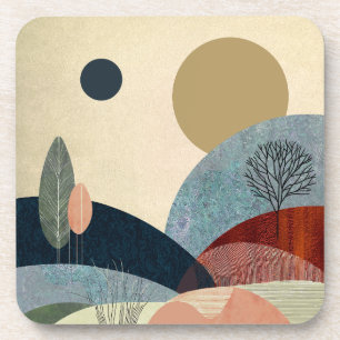 Fantasy Hills Landschap Bier Onderzetter
