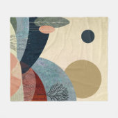 Fantasy Hills Landschap Fleece Deken (Voorkant (Horizontaal))