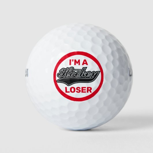 Fantasy Hockey Loser Golfballen (Voorkant)