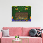 Fantasy Home Wrapped Canvas Afdruk (Insitu (Woonkamer))
