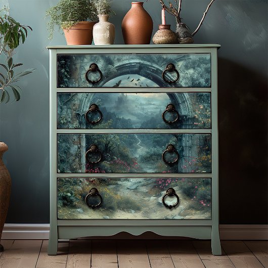 Fantasy Horror Dracula Kasteel Vampier Vleermuizen Tissuepapier