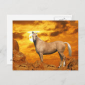 Fantasy Horses: Berg Briefkaart (Voorkant / Achterkant)