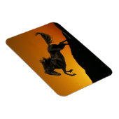 Fantasy Horses: Mountain Sunset Magneet (Rechterzijde)