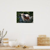 Fantasy Horses: Waterval Poster (Keuken)