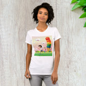 Fantasy Ice Cream Cone met Happy Running Boy T-shirt