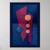 "Fantasy in G Major" Abstracte kunst Poster (Voorkant)