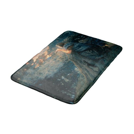 Fantasy in Twilight (door Edward Robert Hughes) Badmat (Gekanteld)