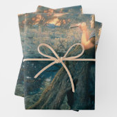 Fantasy in Twilight (door Edward Robert Hughes) Inpakpapier Vel (In situ)