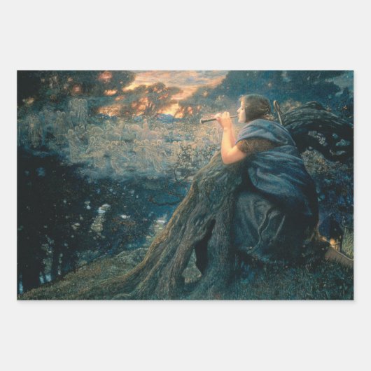 Fantasy in Twilight (door Edward Robert Hughes) Inpakpapier Vel (Voorkant)