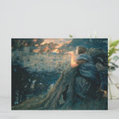 Fantasy in Twilight (door Edward Robert Hughes) Kaart (Staand voorkant)