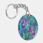 Fantasy Irises Sleutelhanger (Voorkant Links)