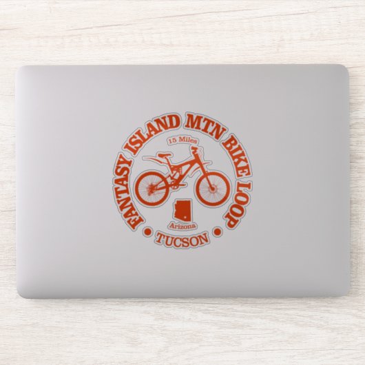 Fantasy Island MTB Loop (fietsen) Sticker (Computer)